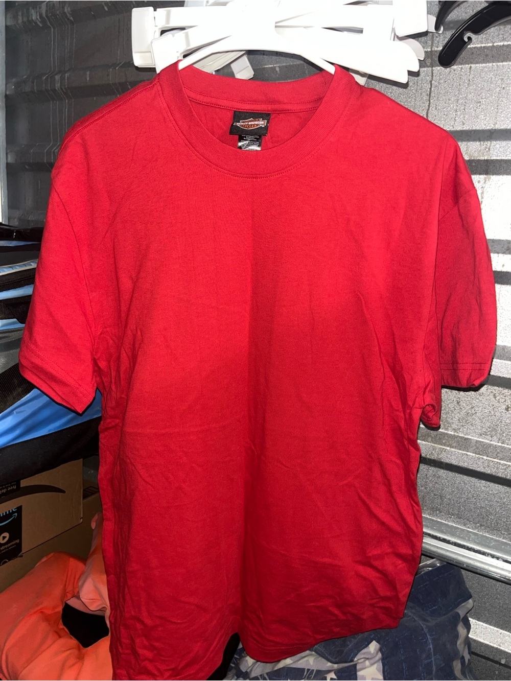 NWOT Harley-Davidson Bright Red Short Sleeve Crew Tee